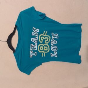 GirlXpress short sleeve T- shirt blue size 12